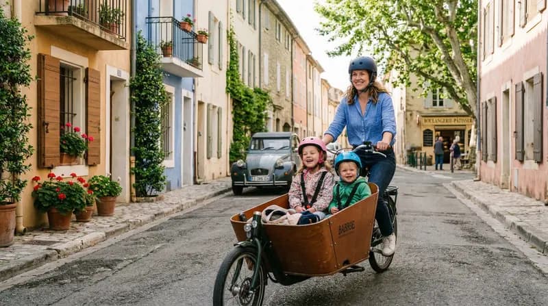 Formation au vélo cargo — cours de vélo à domicile en Île-de-France